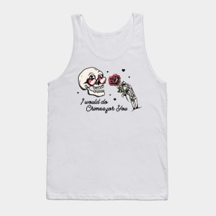 Valentine's Skull Tank Top